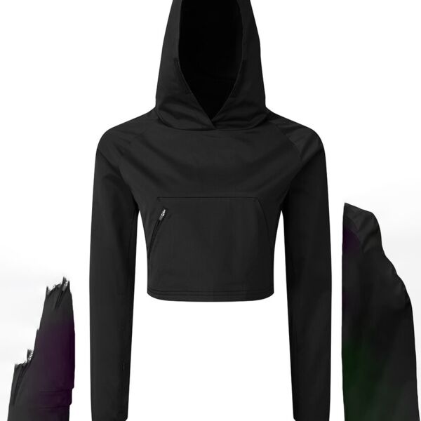 Women's TriDri® cropped jacket Thumbnail