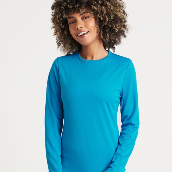 AWDis Ladies Cool Long Sleeve T-Shirt. Thumbnail